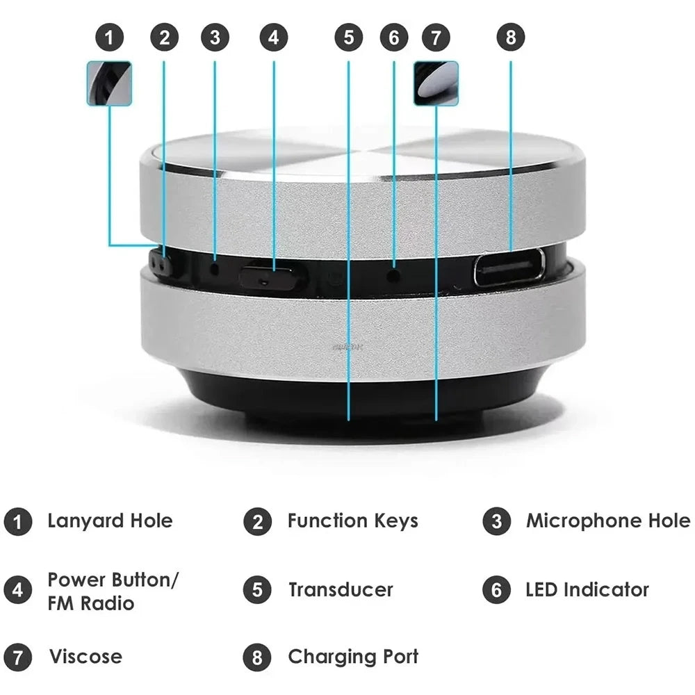 Wireless Mini Bone Conduction Speaker, Father'S Day gifts, birthday gifts