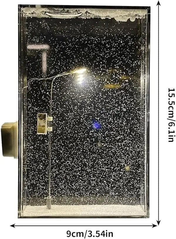 DIY Snowfall Night Lamp