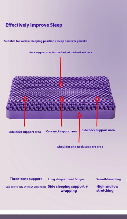 Zero Pressure Cervical Neck Support Pillow