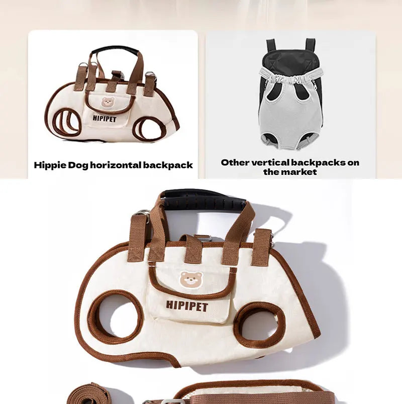 Portable Breathable Dog & Cat Carrier Backpack