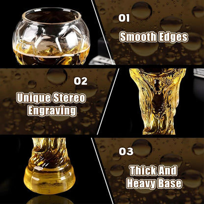 Trophy Style Beer Mug Drinking Glass