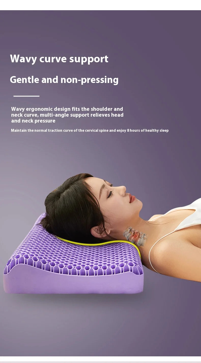 Zero Pressure Cervical Neck Support Pillow