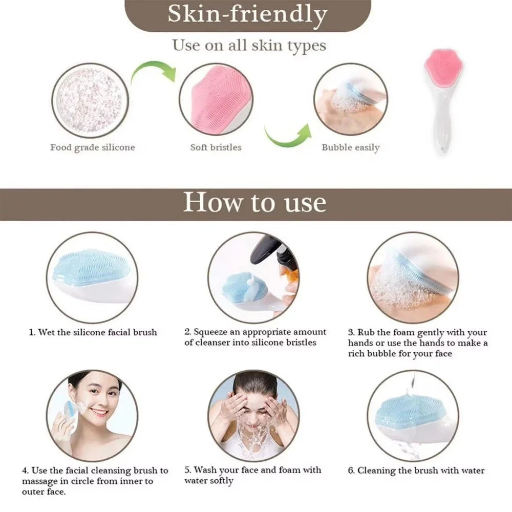 Cat Paw Silicone Facial Cleansing Brush