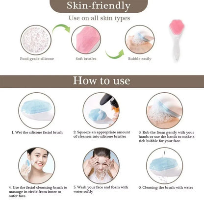 Cat Paw Silicone Facial Cleansing Brush