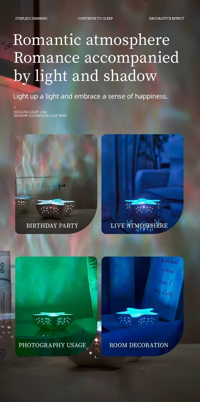 Starfish Projection Lamp