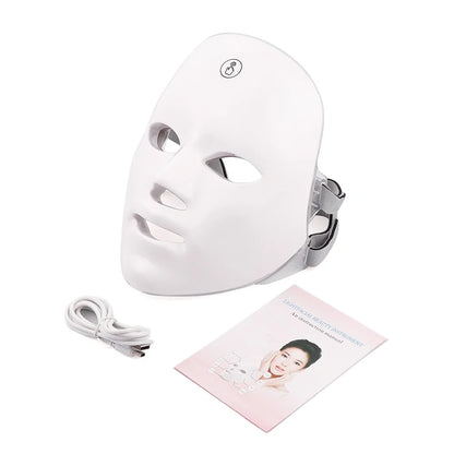 Rechargeable 7-Color LED Facial Mask