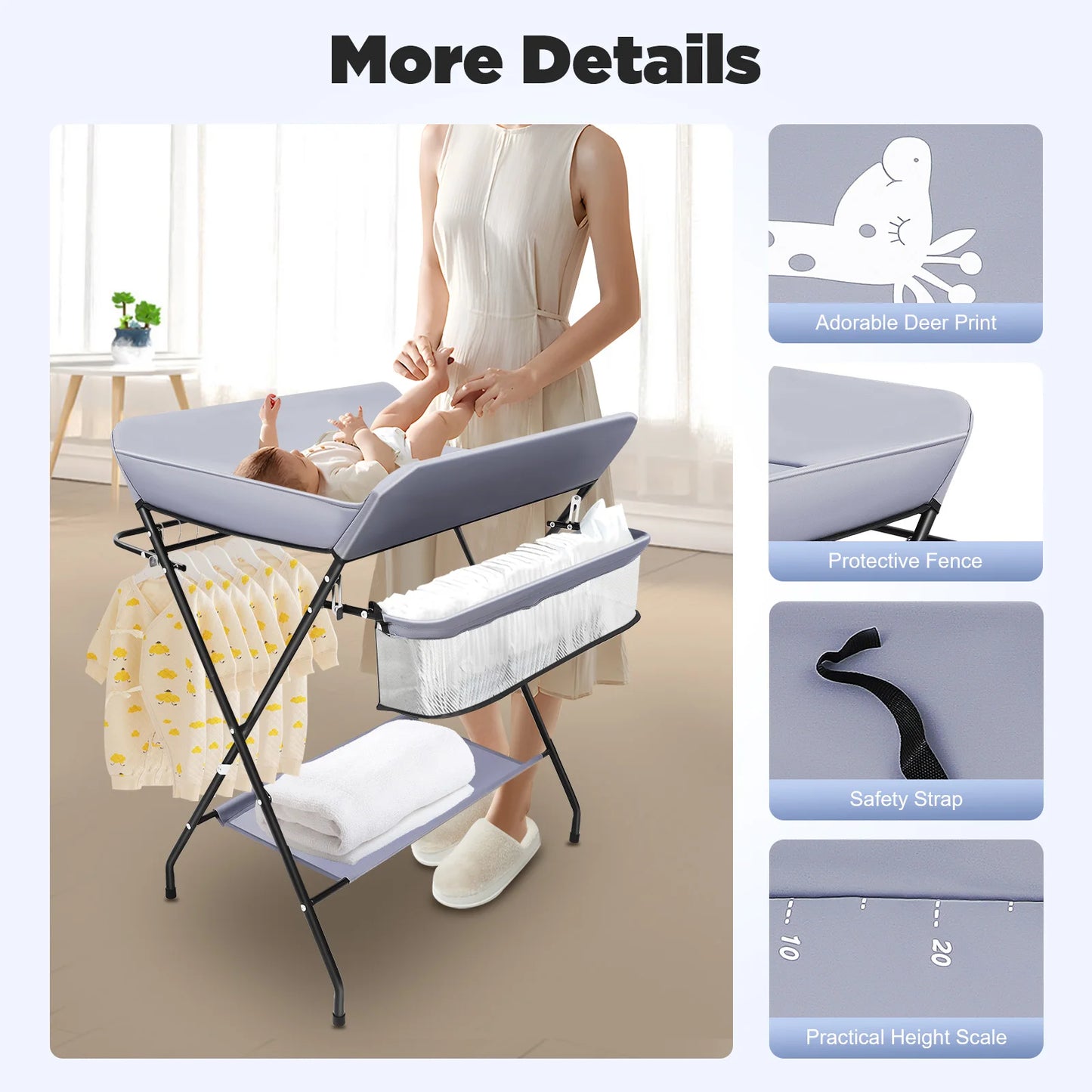Foldable Baby Changing Table