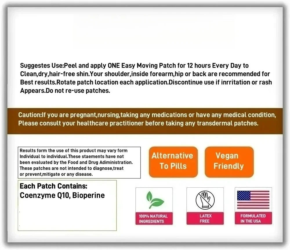 30 Patches GLP-1 Transdermal Patches