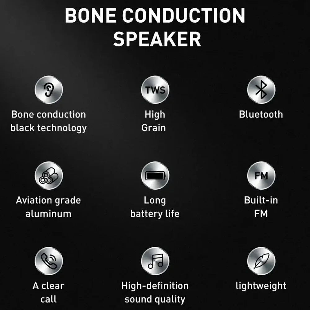 Wireless Mini Bone Conduction Speaker, Father'S Day gifts, birthday gifts