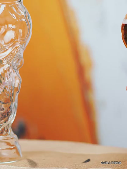 Trophy Style Beer Mug Drinking Glass